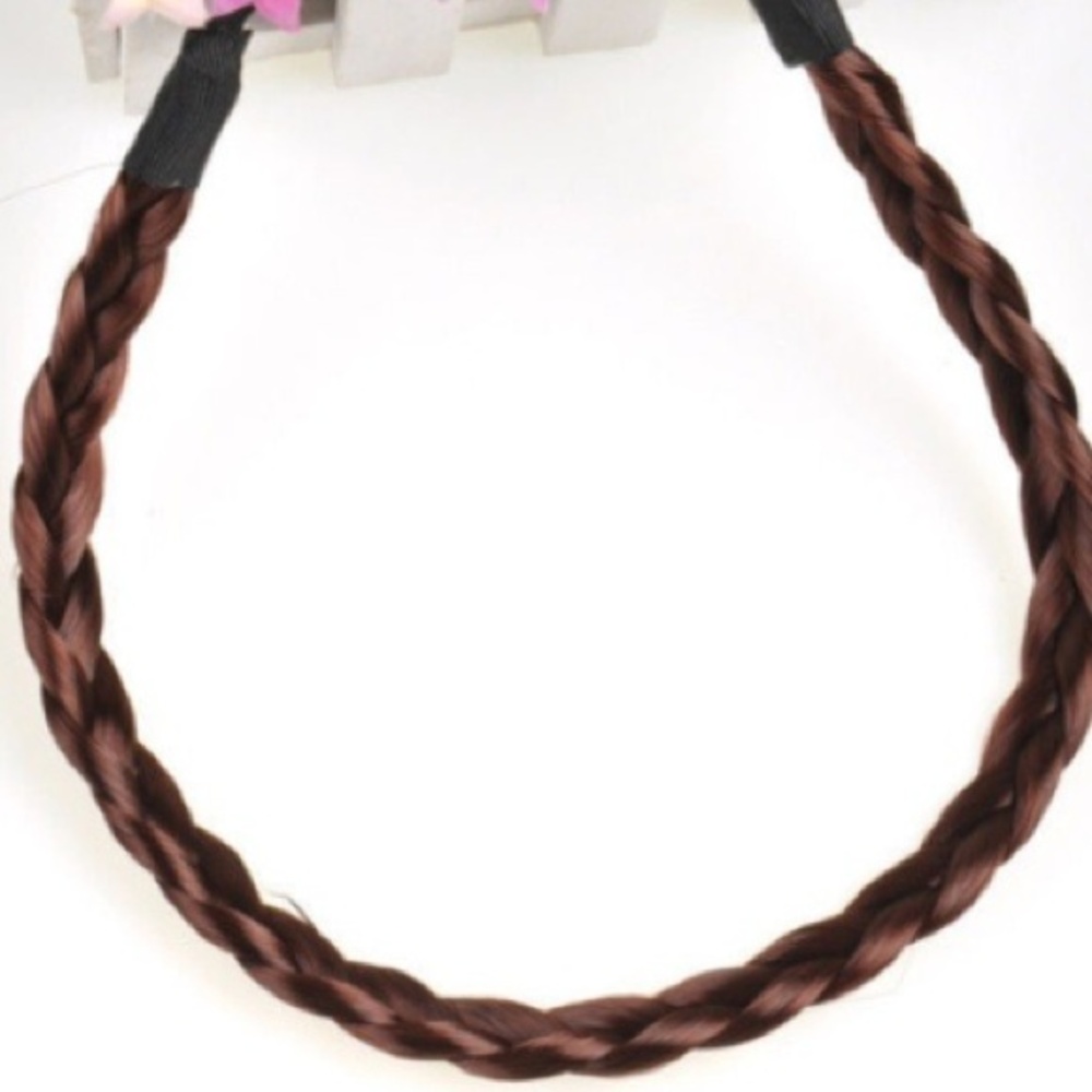 Brown braided‎ headband ✨